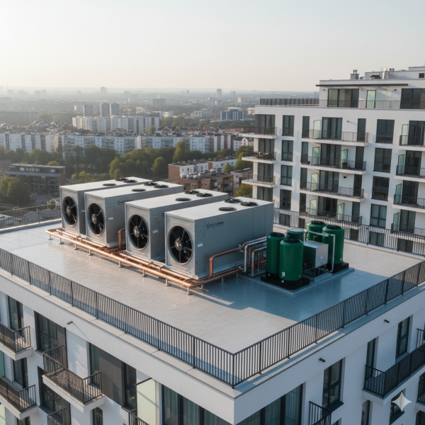 Pompe à chaleur pour immeuble